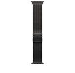 Apple Watch Milanaise Armband Titan Schwarz - 49mm - Large