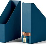 LEITZ Stehsammler Puro 24710068 dunkelblau Karton, DIN A4