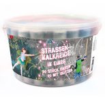 Straßenmalkreide Glitzer farbsortiert