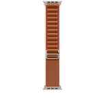 Apple Watch Alpine Loop 49mm Terracotta - Medium - Titan Natur