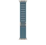 Apple Watch Alpine Loop 49mm Hellblau - Large - Titan Natur