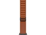 Apple Watch Alpine Loop 49mm Terracotta - Large - Titan Schwarz