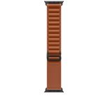 Apple Watch Alpine Loop 49mm Terracotta - Medium - Titan Schwarz