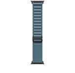 Apple Watch Alpine Loop 49mm Hellblau - Medium - Titan Schwarz