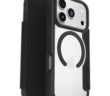 OtterBox React Folio mit MagSafe für Apple iPhone 17 Pro - Clear/Schwarz