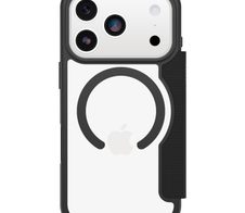 OtterBox React Folio mit MagSafe für Apple iPhone 17 Pro - Clear/Schwarz