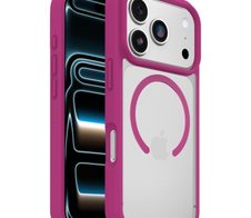 OtterBox React mit MagSafe für Apple iPhone 17 Pro - Clear/Pink