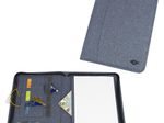 WEDO Konferenzmappe Denim Kunstfaser DIN A4 blau