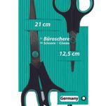 STANGER Büroscheren Scheren-Set, schwarz-grün