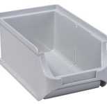 Allit Sichtlagerkasten grau Größe 2