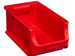 Allit Sichtlagerkasten rot Größe 4