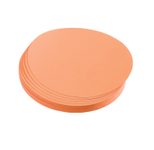 FRANKEN Moderationskarten Ø 9,5 cm orange