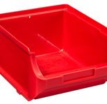 Allit Sichtlagerkasten rot Größe 2B