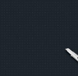 Hansa Schneidematte, schwarz/weiß