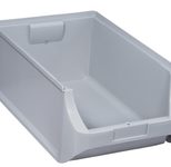 Allit Sichtlagerkasten grau Größe 5