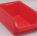 Allit Sichtlagerkasten rot Größe 5