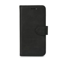 eSTUFF iPhone Air WALES Leder-Klapphülle - Schwarz (Bulk)