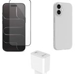 eSTUFF Kit für iPhone 17 - Ladegerät, Schutzhülle und Schutzfolie