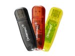 Intenso Rainbow Line 3x 8 GB - schwarz, gelb und rot