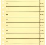 Wekre Trennblätter gelb