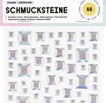 folia Schmucksteine SQUARE IRIDESCENT transparent