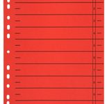 Wekre Trennblätter rot