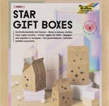 folia Geschenktüten STAR GIFT BOXES braun