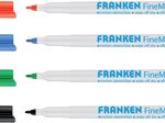FRANKEN Whiteboard- und Flipchart-Marker Mehrfarbig