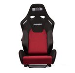 Next Level Racing Motorsport-Sitz PRS2 Performance Reclining Sim Racing Seat schwarz-rot