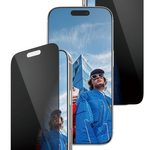 PanzerGlass® Privacy Displayschutz mit schwarzem Rahmen iPhone 17 Pro