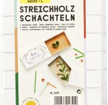 folia Bastelzubehör Streichholzschachteln L weiß 12 St.
