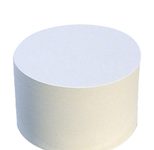 folia Bastelfilz Bierfilze blanko rund weiß 100 St.