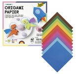 folia Faltblätter Origami mehrfarbig 500 Blatt