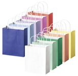 folia Papiertüten BASIC M je 2x blau, hellblau, flieder, rosa, rot, apricot, gelb, weiß, grün, mint 18,0 x 21,0 cm, 20 St.