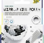 folia Mosaiksteine MIRROR TILE ROLLS M silber