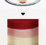 folia Geschenkband CLASSIC samtig champagner, rosa, rot, dunkelgrün, dunkelblau 10,0 mm x 2,0 m