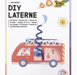folia Laternen Bastelset FIRE ENGINE rot