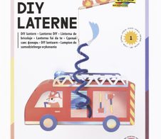 folia Laternen Bastelset FIRE ENGINE rot