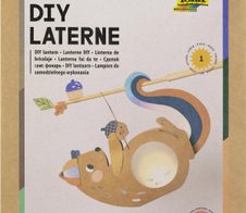 folia Laternen Bastelset SQUIRREL braun