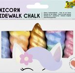 folia Einhorn Straßenmalkreide farbsortiert