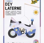 folia Laternen Bastelset POLICE blau, weiß