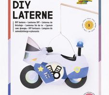 folia Laternen Bastelset POLICE blau, weiß