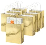 folia Papiertüten GOLD M gold glänzend 7 St.