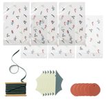 folia PP-Bodenbeutel A FLORAL CHRISTMAS 14,5 x 23,5 cm