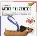 folia Nähset Mini Filzinies DACKEL braun