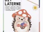 folia Laternen Bastelset HEDGEHOG braun