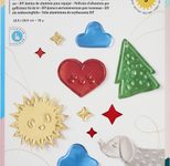 folia Prägefolie farbsortiert, 5 Blatt