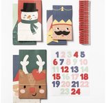 folia Adventskalender SANTA & FRIENDS mehrfarbig