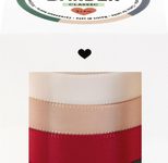 folia Geschenkband CLASSIC, 10 mm x  4 m, rot, champagner, rosa, dunkelblau, dunkelgrün