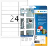 HERMA wetterfeste Etiketten weiß 66,0 x 33,8 mm